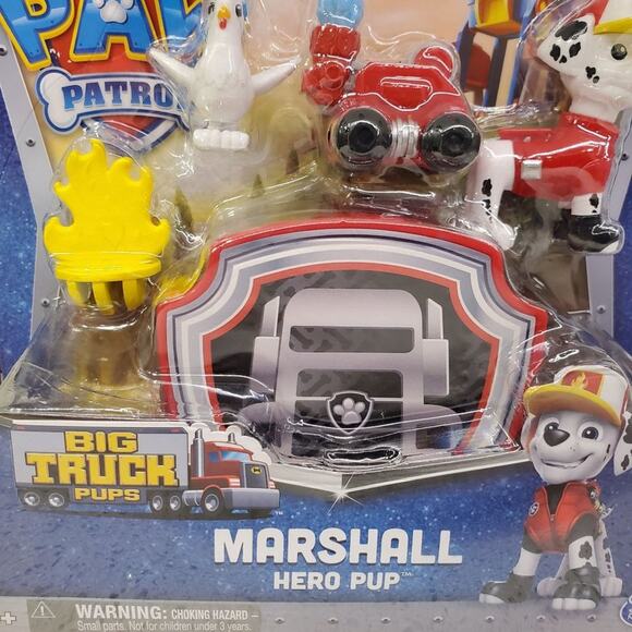 Paw Patrol Big Truck Pups Marshall Paw Patrol Marshall Hero Pup Action Figure - Picture 2 of 7